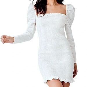 Aritzia Wilfred Maelys Dress Size Small White New With Tags